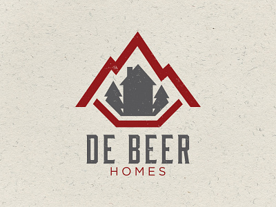 De Beer Homes Logo branding logo real estate