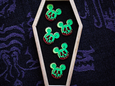 Poison Mouse Enamel Pin