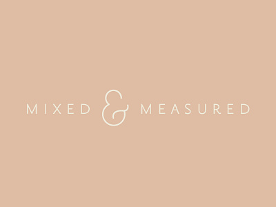 Mixed & Measured | Final Logo
