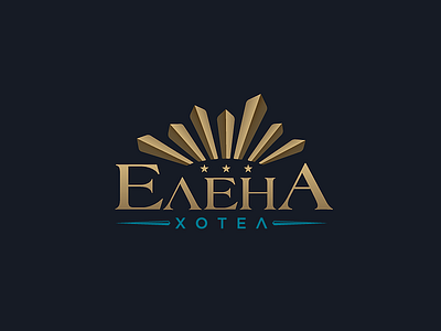 Elena Hotel hotel logo rays sun