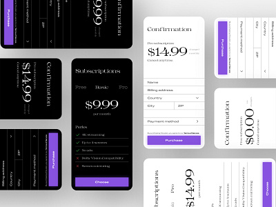 Daily UI 26 — Subscription 026 app black and white color daily ui dailyui dailyui 026 figma minimal mobile netflix payment spacing subscription ui ux