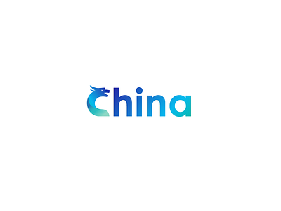 China branding design flat logo