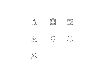 Icons app flat icons illustration illustrator interface menu vector