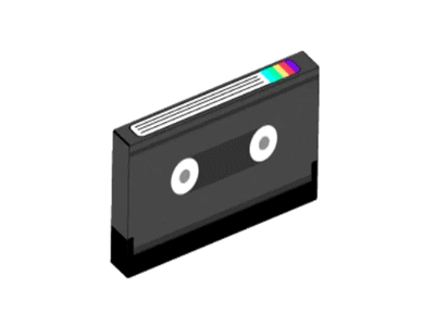 Anomaly Films 2d after effects animation glitch illustrator tape vector vhs vhs tape