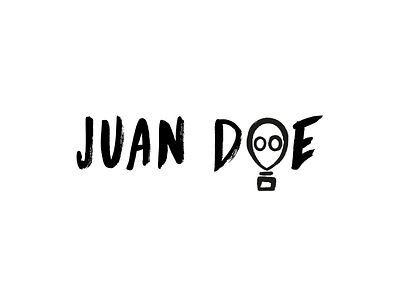Juan Doe Branding brand branding gas mask john doe juan doe logo mask stencil symbol vaporware vector