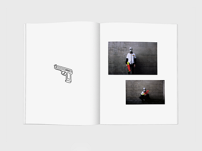 Juan Doe Photobook book cover editorial gas mask grid illustration illustrator indesign minimal photography vaporware vector
