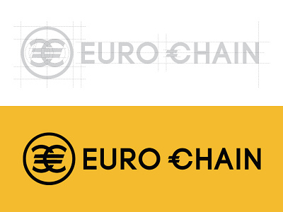 Euro Chain logo chain euro logo