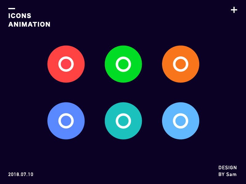 Icons animation
