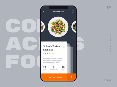 Come Across Food animation app come across food ui user interactive ux animation