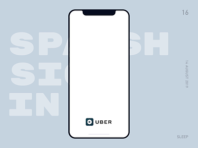 Splash&Sign in UX Animation app illustration log in sign in splash screen uber ui ux ux animation