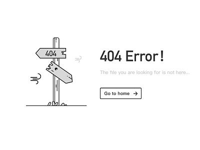 404 - Web page error 404 404 error page 404 page app black design error illustration no dound ui ux web websitee