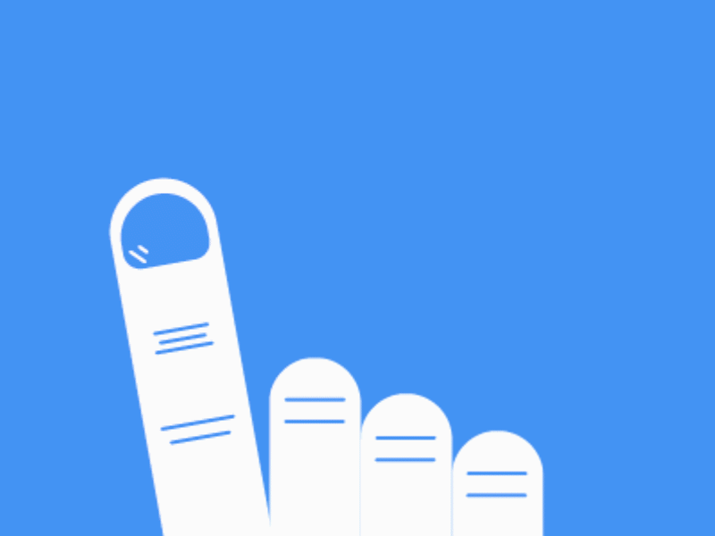 No. animation finger gift hand illustration no ui 插图 设计