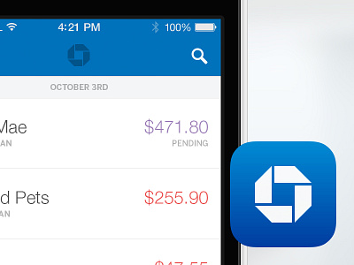 Chase iOS App bank banking chase ios iphone mobile