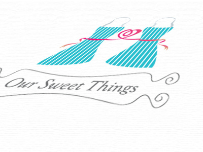 Our Sweet Things baking brand branding company confectionery corporate logo logotype