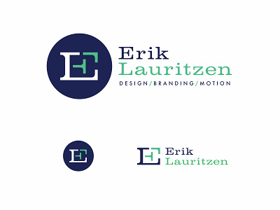 Erik Lauritzen Branding animator austin branding design illustrator logo rebrand redesign type design