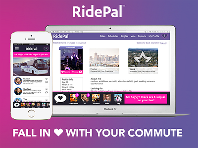 RidePal for Singles april fools iphone laptop mobile web