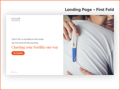 Landing Page Concept - Fertility Clinic