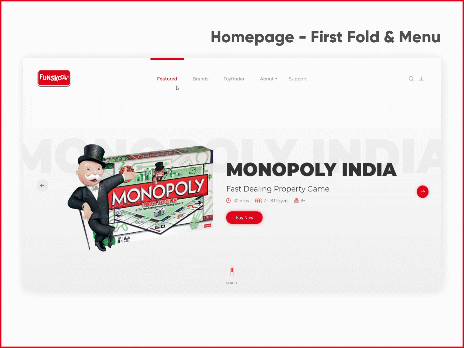 Homepage Revamp concept design first fold firstfold landing page marketing ui web web design website