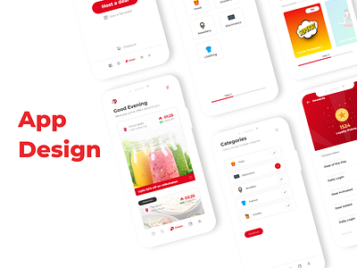 Branding and App Design for a Deal App app concept design illustration iphone mobile app screens ui