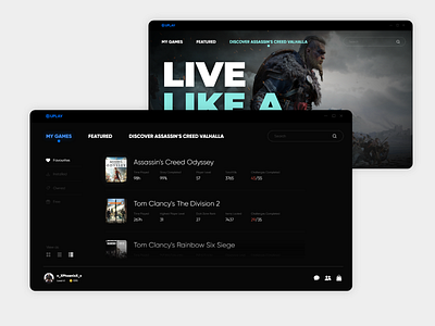 Uplay Redesign Concept