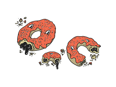 Dough design drawing food graphic illustration