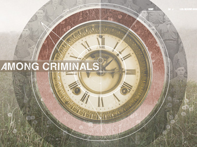 Among Criminals art band cd art design drawing illustration inking music