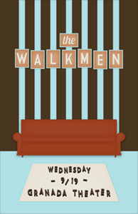 The Walkmen - Gig Poster