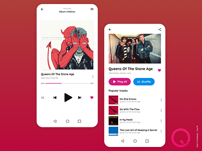 Daily UI Challenge Day 09 - Music Player app challenge dailyui design figma music music app player ui ux web