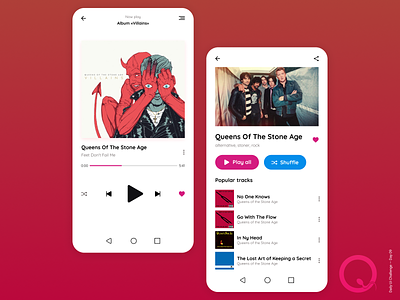 Daily UI Challenge Day 09 - Music Player