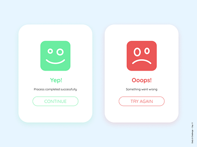 Daily UI Challenge Day 11 - Flash Messages