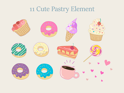 Pastry bakery candies donuts doughnut pastry