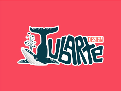 Jubarte design branding illustration logo design typography