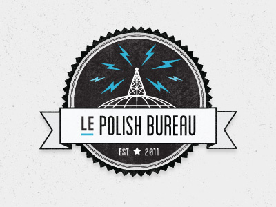 Le Polish Bureau logo WIP crest logo