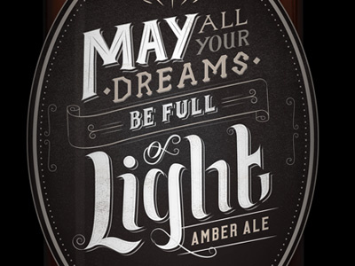 Twinfalls Beer Label beer label lettering sign type