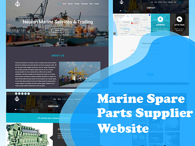 Spare parts supplier's website created by WordPress business website corporate website design design ecommerce elementor elementor pro logo marine industy marine life marine spare parts parts suppliers redesign shipping company spare parts suppliers website design wordpress design wordpress development wordpress website design