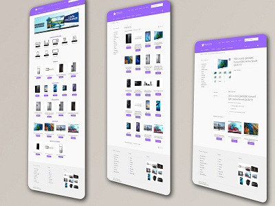 Electronics online shop ecommerce website design and develop