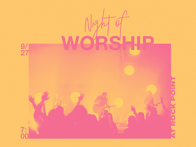 Night of Worship branding crtvchurch music worship
