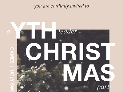 YTH Christmas card christmas church youthmin