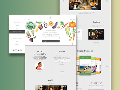 Website Design for a Nutritionist