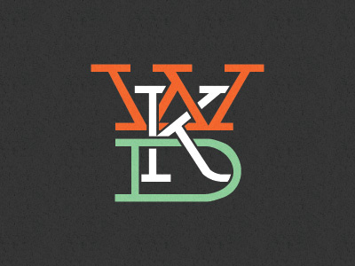 What Katie Does logo monogram retro