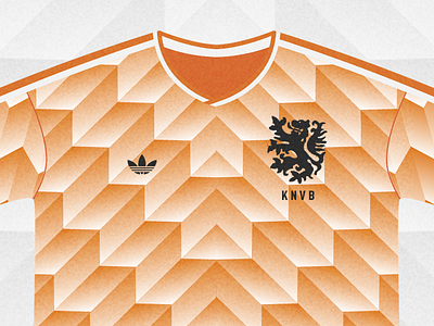Holland 88' classic football holland illustration netherlands orange shirt