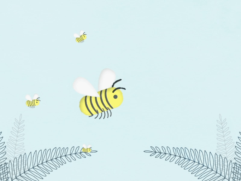 Bees bee yellow