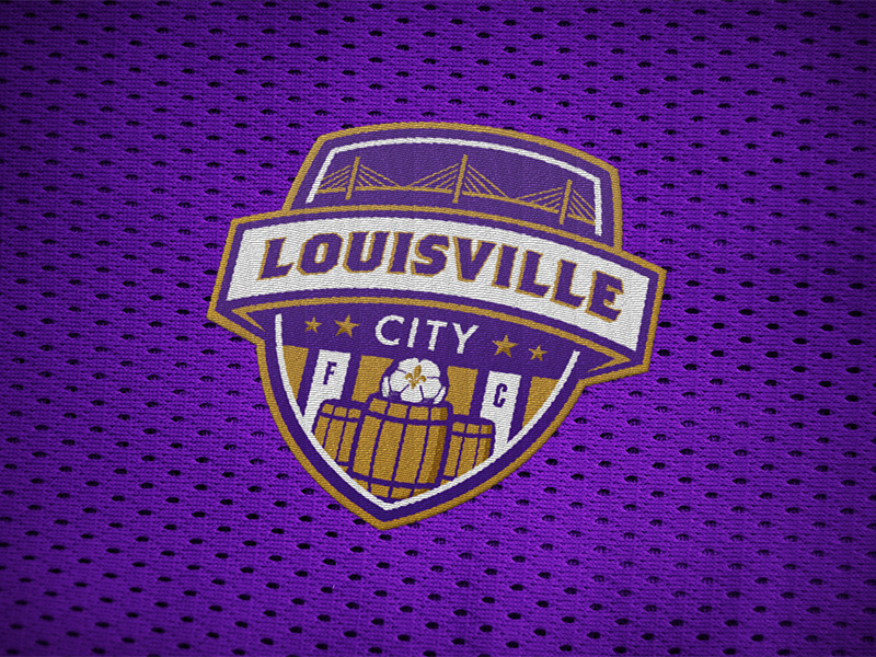 Louisville City FC logo identity soccer usl louisville kentucky football lcfclogo concept louisville city fc shield badge
