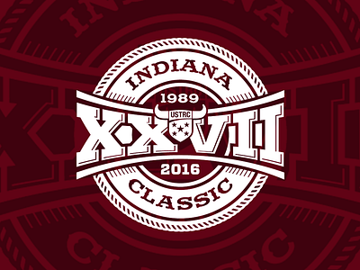 Indiana Classic classic concept event historic indiana logo rodeo roping sports vector vintage western