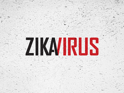 Zika Virus awareness disease ligature logo logotype mosquito texture type virus wordmark zika
