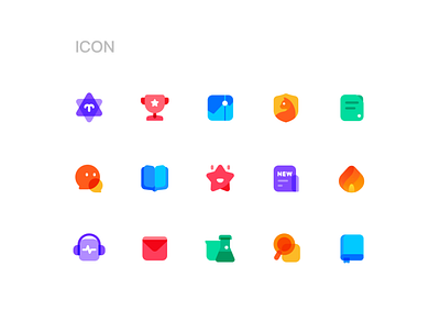 ICONS book cat colour constellation design discuss experiment fire headset hot icon illustration logo news reward search stock ui vector