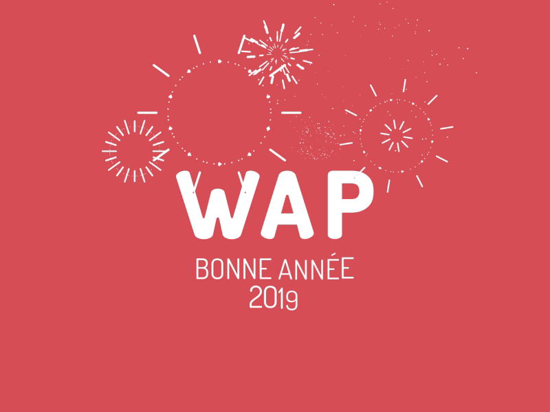 WAP : Happy new year after effects animate animation branding design illustrator logo motion designer typography vector