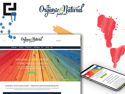 Organic Natural design ux ui ecommerce