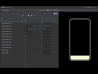 Battery animation mockup process #02 android animation hitfilm express invisionstudio motion design sketch ux