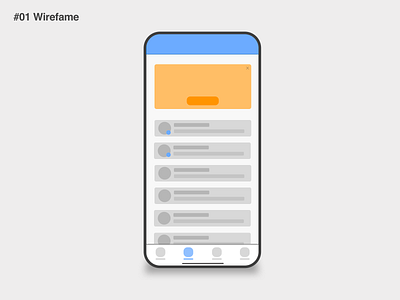 Messaging app - #01 Wireframe